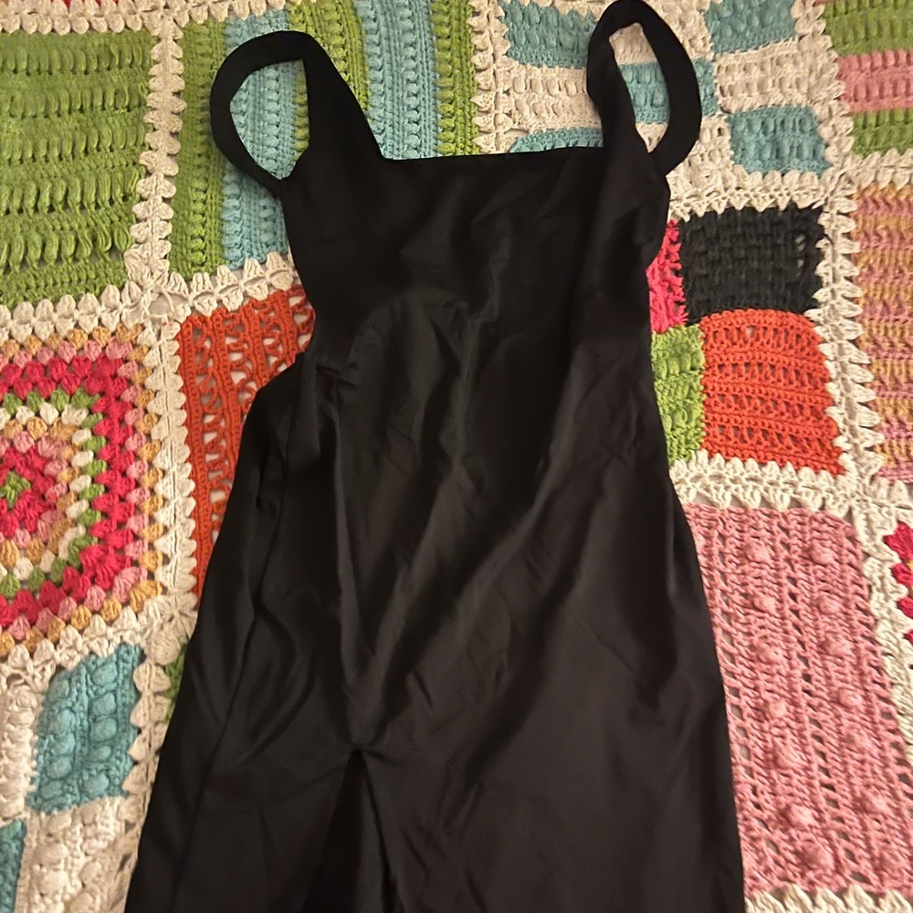 Tiger Mist open back black dress